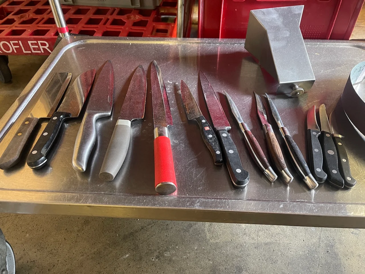 Messer von Mobiler Messer Schleifservice